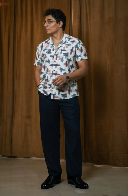 Quirky Printed Resort Wear Shirt
