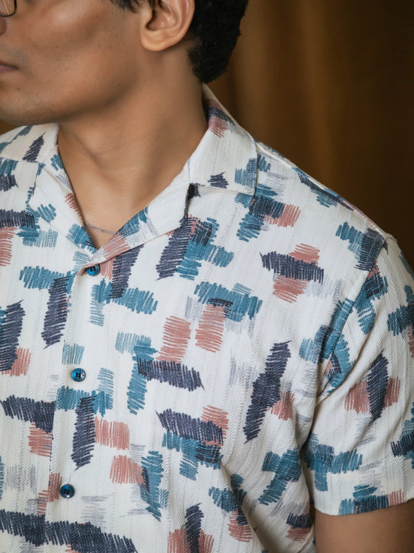 Quirky Printed Resort Wear Shirt