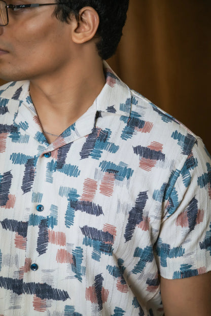 Quirky Printed Resort Wear Shirt