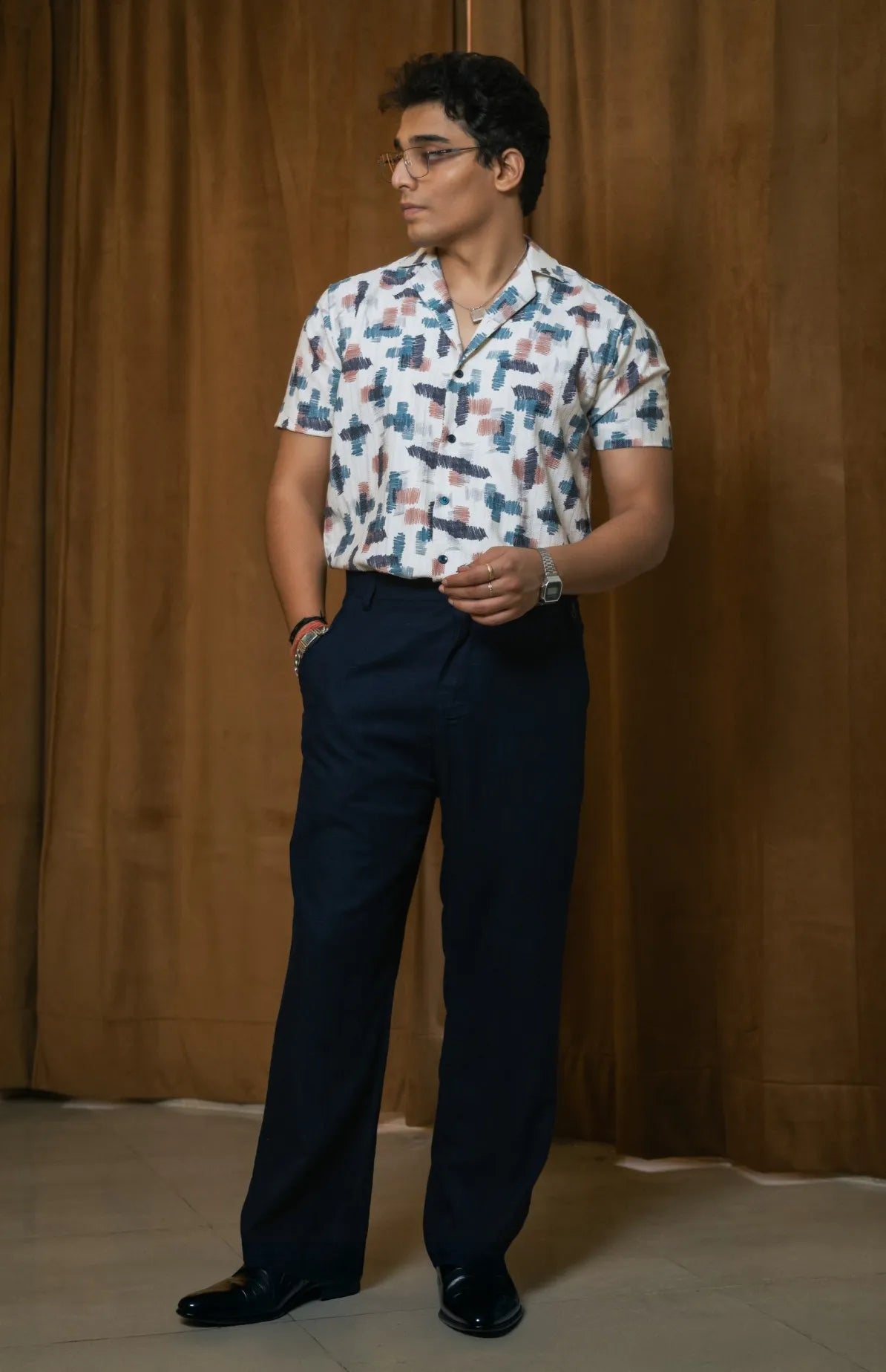 Quirky Printed Resort Wear Shirt