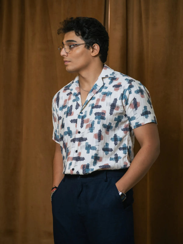Quirky Printed Resort Wear Shirt