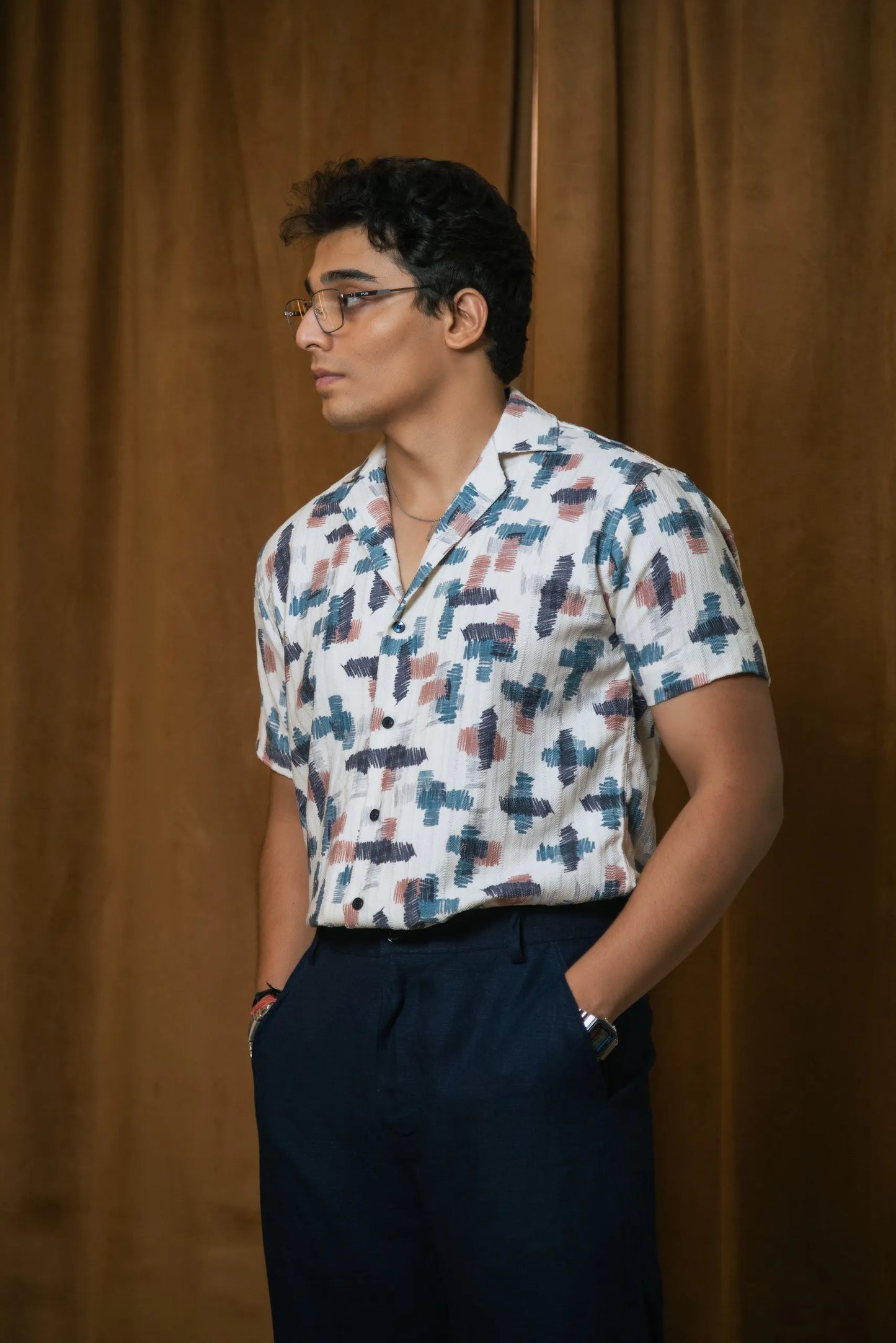 Quirky Printed Resort Wear Shirt