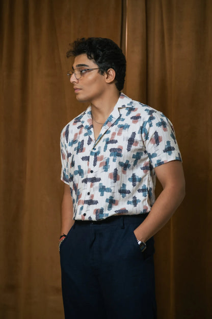 Quirky Printed Resort Wear Shirt