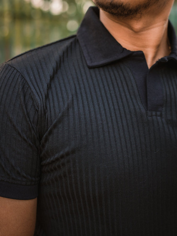 Luxury Knitted Polo T-shirt