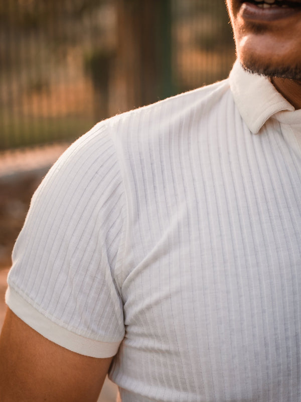 Luxury Knitted Polo T-shirt