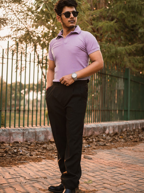 Luxury Knitted Polo T-shirt
