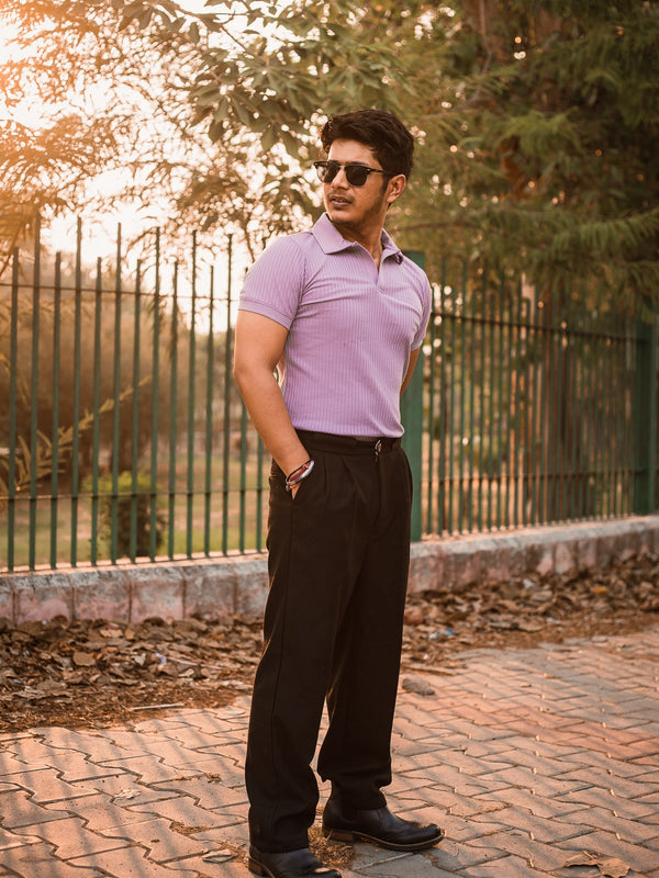 Luxury Knitted Polo T-shirt