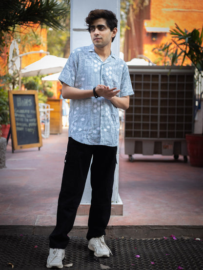 Tribal Printed Sustainable Rayon Unisex Shirt