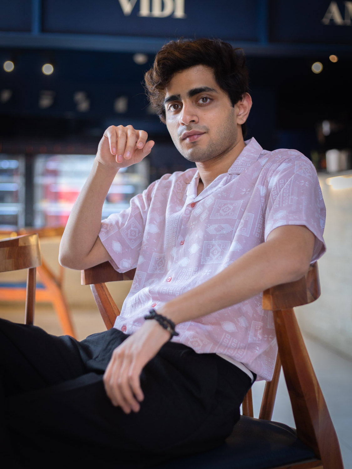 Tribal Printed Sustainable Rayon Unisex Shirt