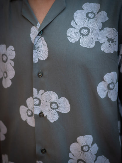 Floral Printed Sustainable Rayon Unisex Shirt