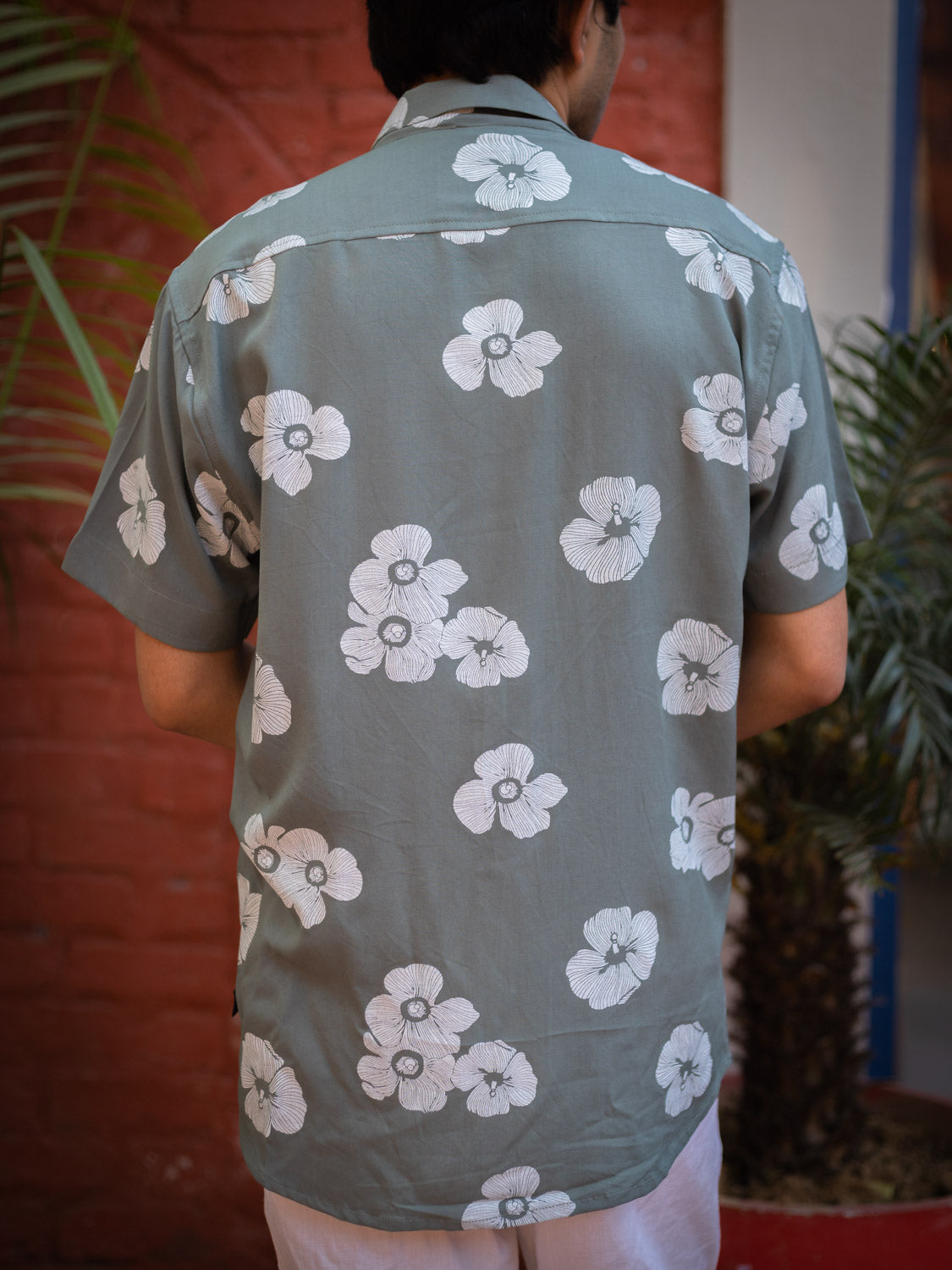 Floral Printed Sustainable Rayon Unisex Shirt