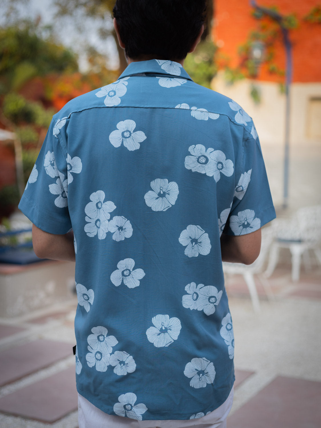 Floral Printed Sustainable Rayon Unisex Shirt