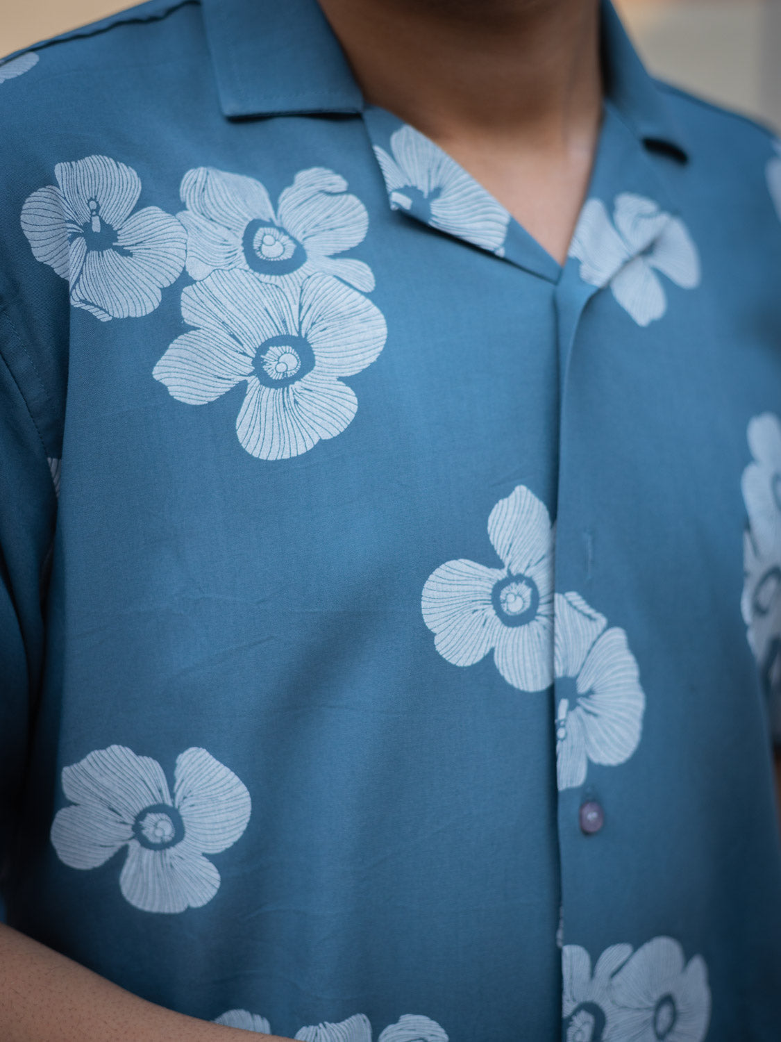 Floral Printed Sustainable Rayon Unisex Shirt