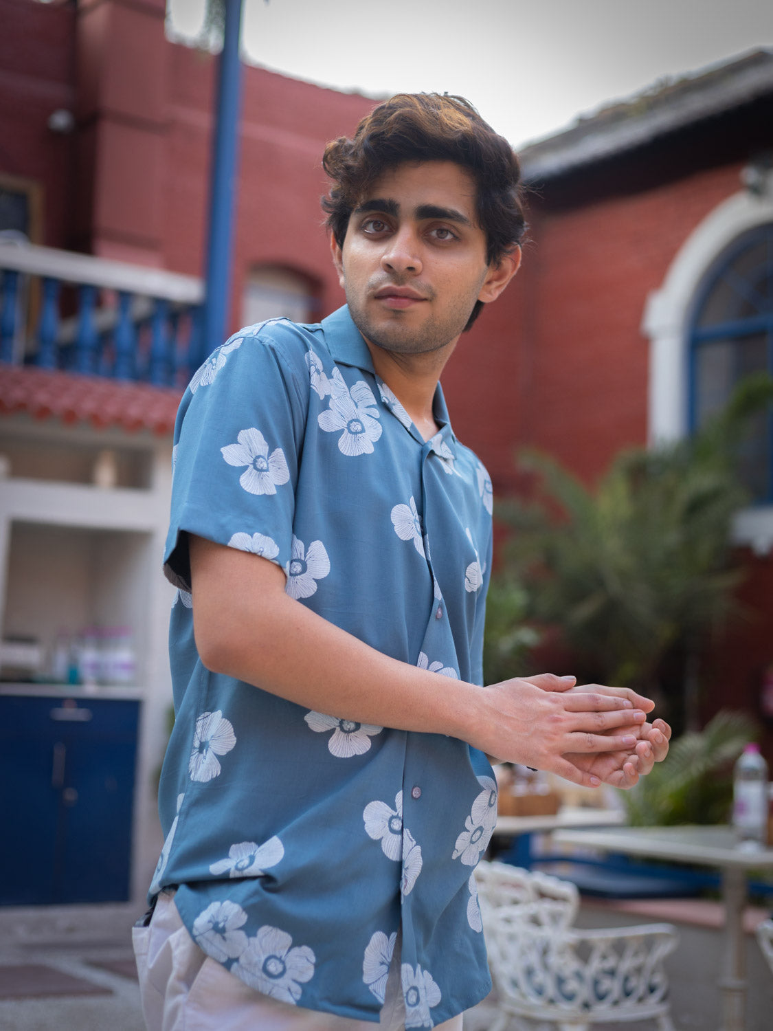 Floral Printed Sustainable Rayon Unisex Shirt