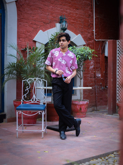 Floral Printed Sustainable Rayon Unisex Shirt