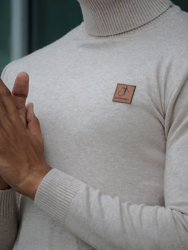 Warm Wool Blend Turtle Neck Sweater