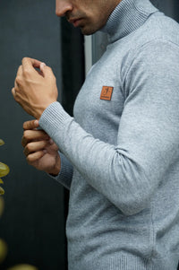 Warm Wool Blend Turtle Neck Sweater