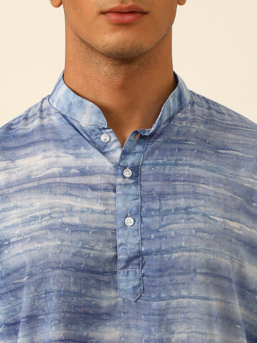 Modal Self-Designed Tie Dye Short Kurta