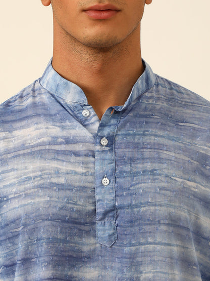 Modal Self-Designed Tie Dye Short Kurta