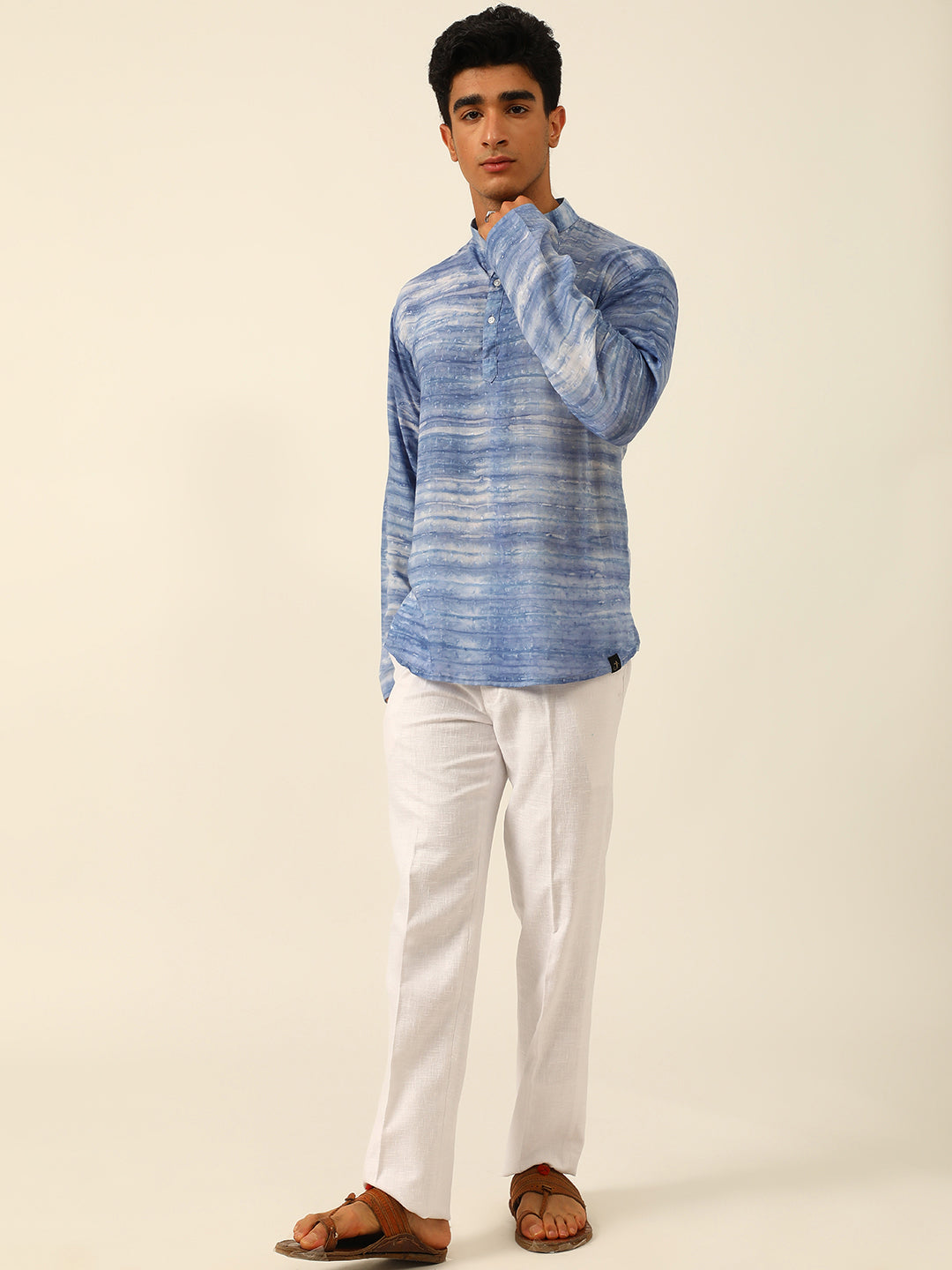 Modal Self-Designed Tie Dye Short Kurta