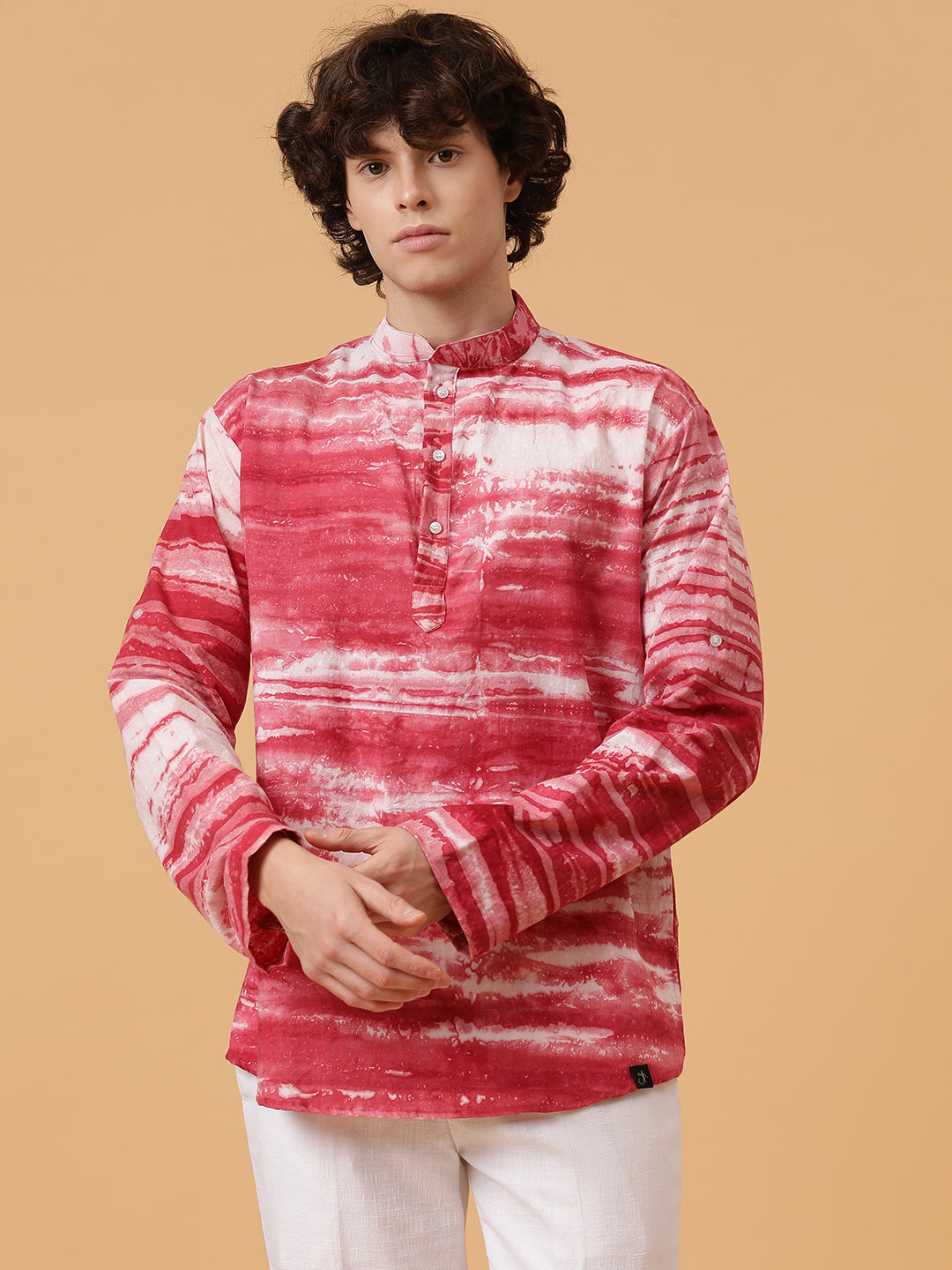 Modal Self-Designed Tie Dye Short Kurta