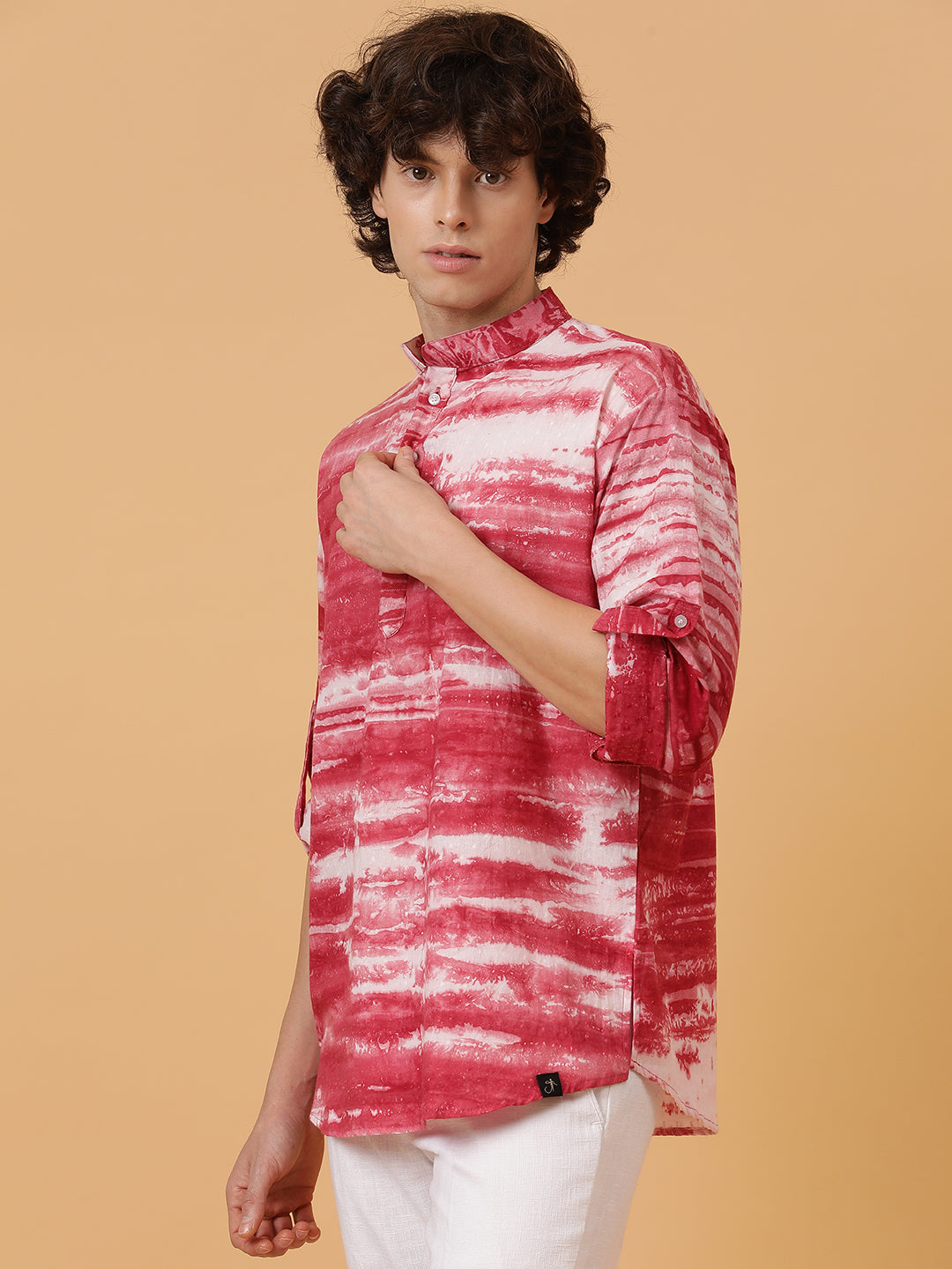 Modal Self-Designed Tie Dye Short Kurta