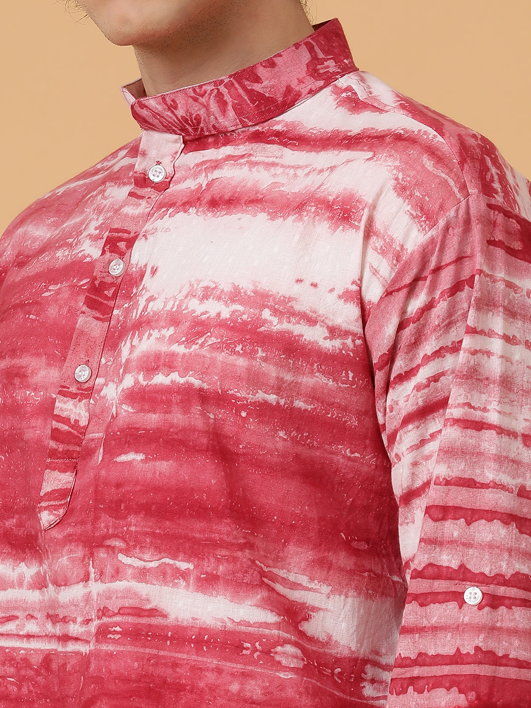 Modal Self-Designed Tie Dye Short Kurta