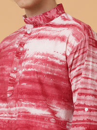 Modal Self-Designed Tie Dye Short Kurta