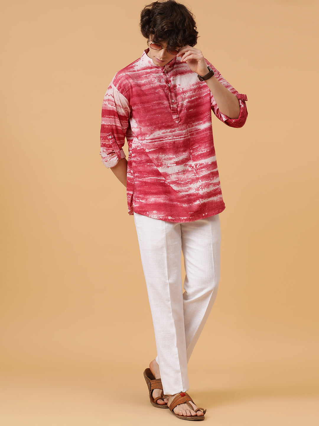 Modal Self-Designed Tie Dye Short Kurta