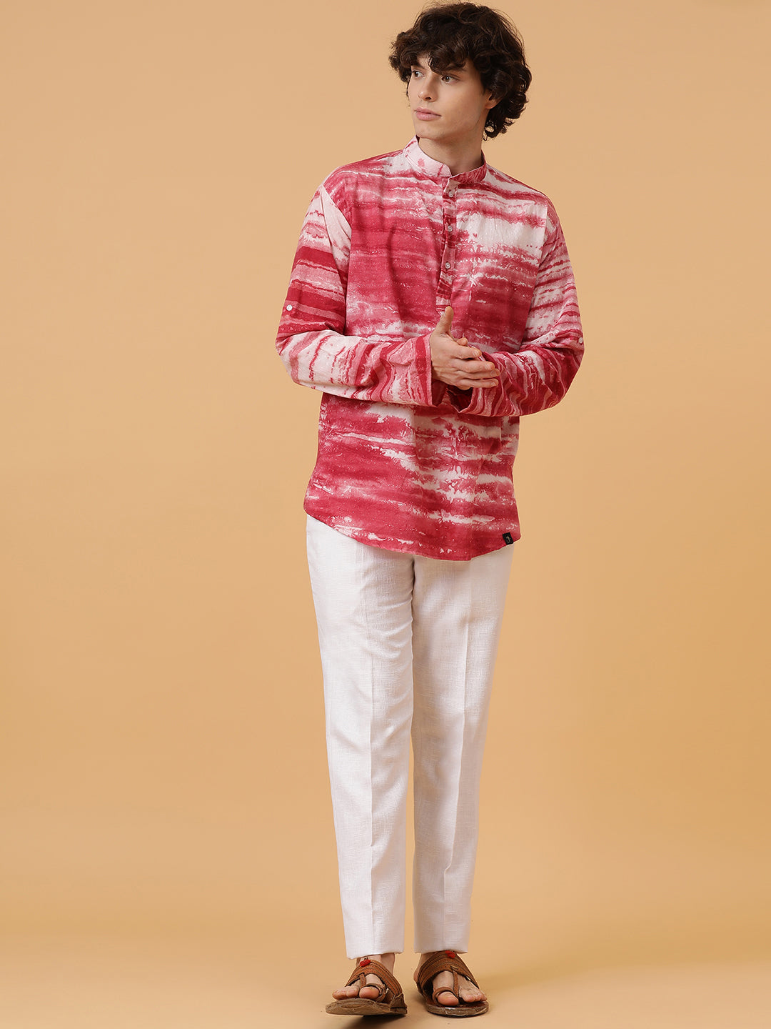 Modal Self-Designed Tie Dye Short Kurta
