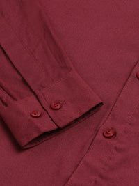 Solid Rayon Slim Fit Shirt