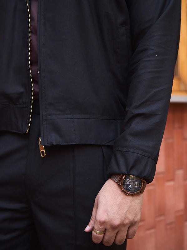 Men Straight Fit Shacket