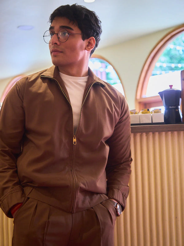 Men Straight Fit Shacket