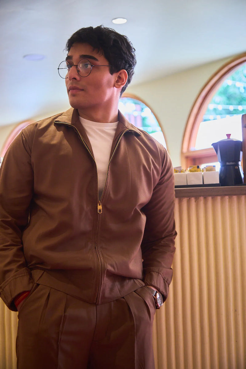 Men Straight Fit Shacket