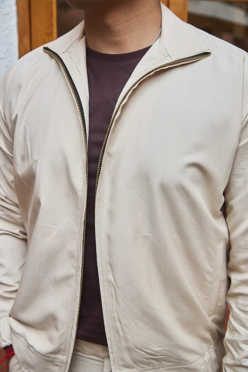 Men Straight Fit Shacket