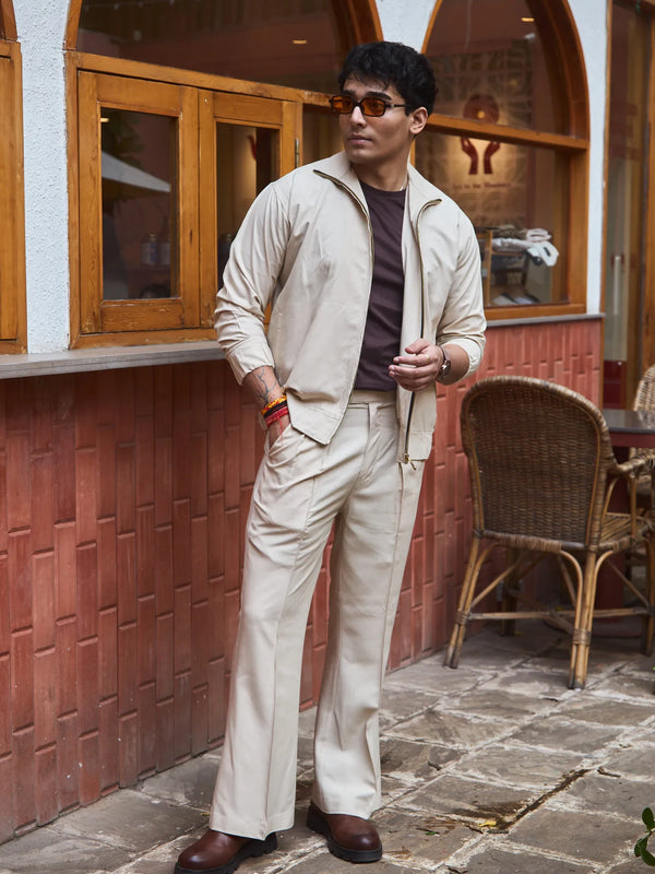 Men Straight Fit Shacket