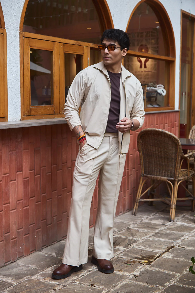 Men Straight Fit Shacket