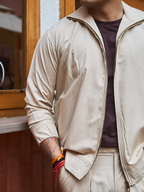 Men Straight Fit Shacket