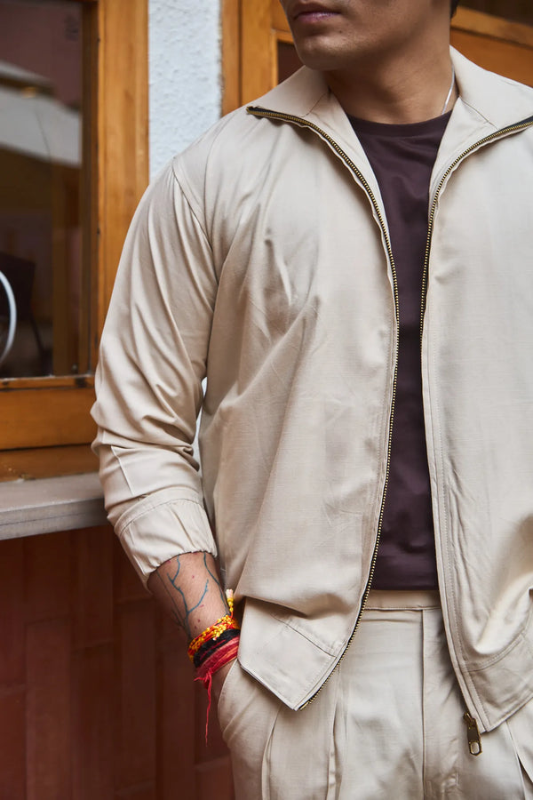 Men Straight Fit Shacket