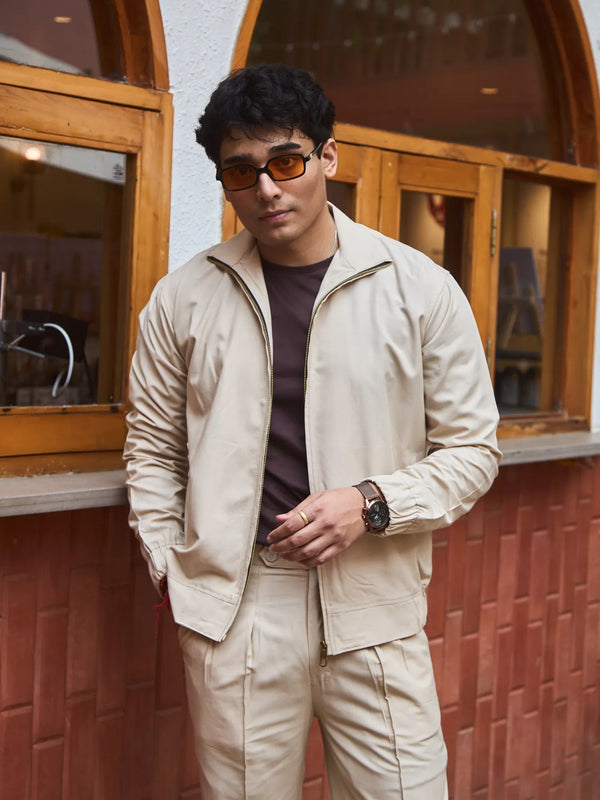 Men Straight Fit Shacket