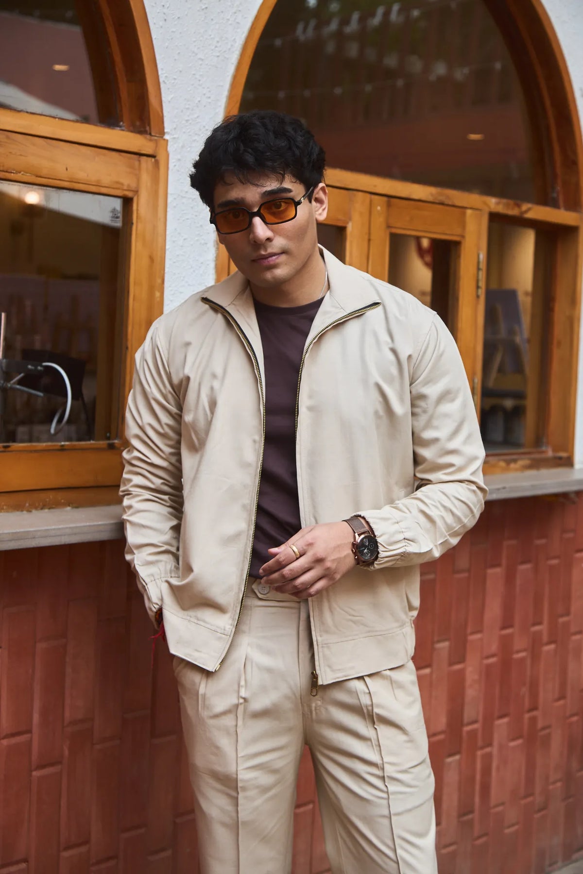 Men Straight Fit Shacket