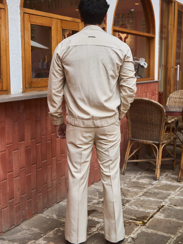 Men Straight Fit Shacket