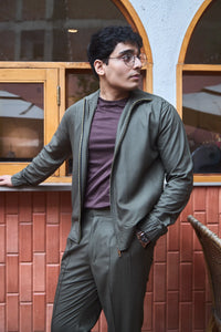 Men Straight Fit Shacket