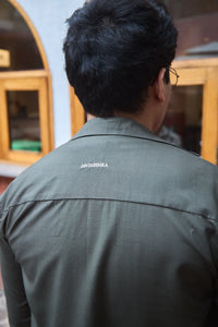 Men Straight Fit Shacket