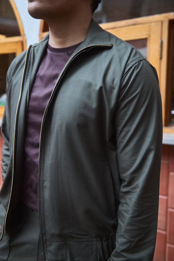 Men Straight Fit Shacket