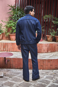 Men Straight Fit Denim Shacket