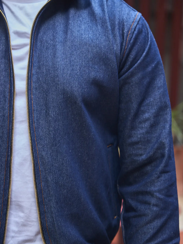 Men Straight Fit Denim Shacket
