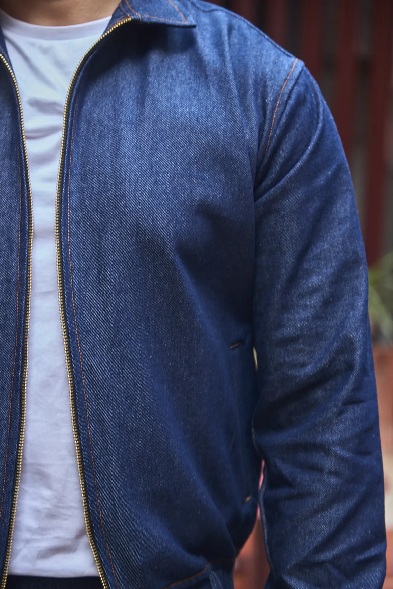 Men Straight Fit Denim Shacket
