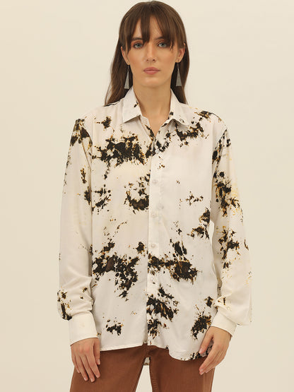 Sustainable Hand Tie Dye Women Shirt