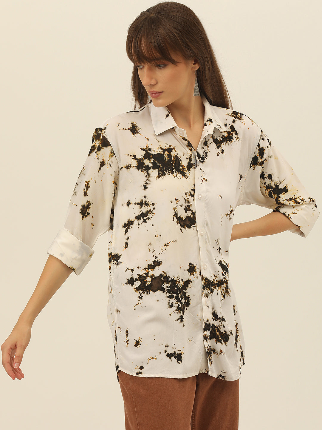 Sustainable Hand Tie Dye Women Shirt